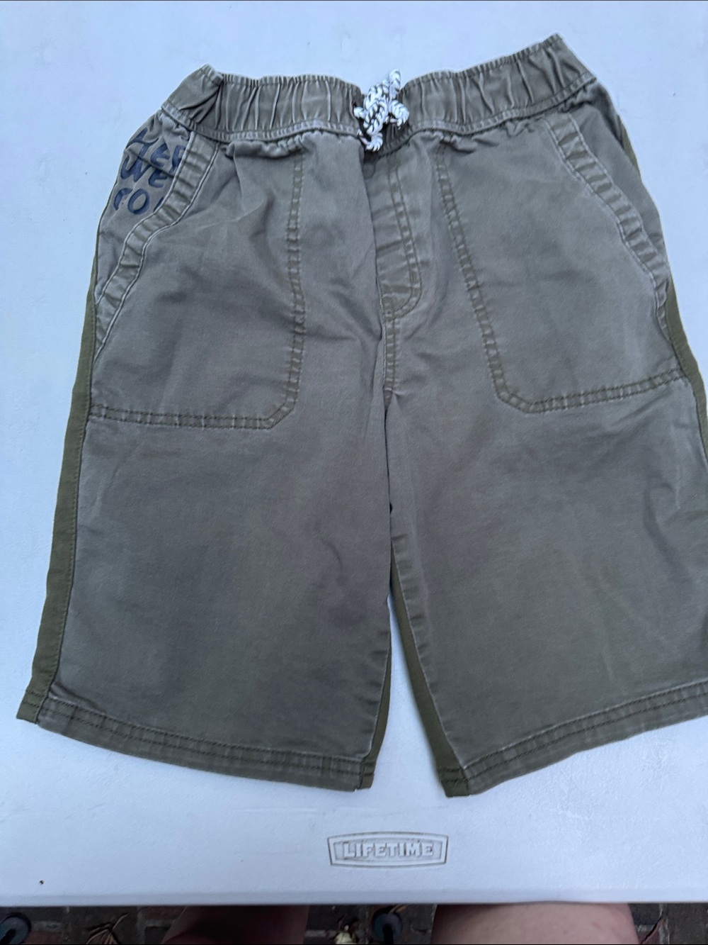 Cat & Jack Olive Green Drawstring Boys' Shorts